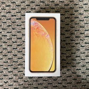 iPhone XR Yellow Box Manual Included